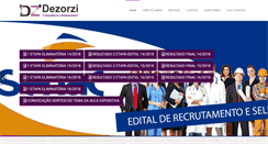 Desktop Screenshot of dezorziconsultoria.com.br