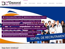 Tablet Screenshot of dezorziconsultoria.com.br